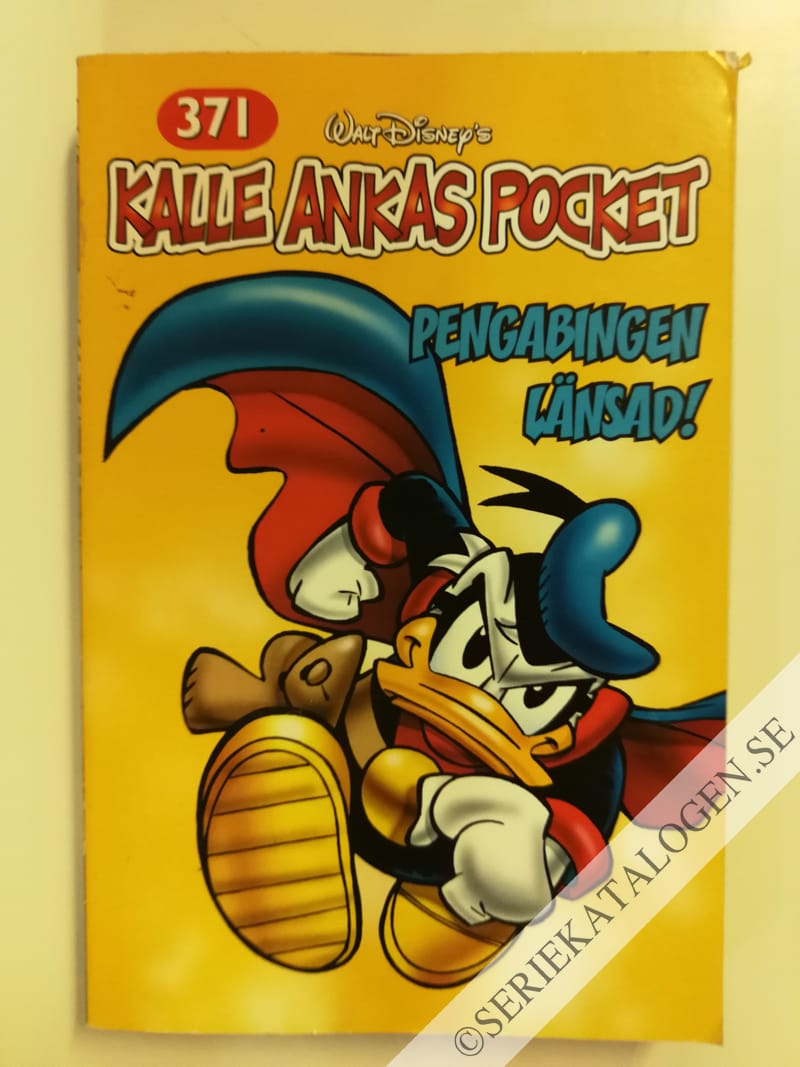 Framsida på Kalle Ankas pocket #371 - Pengabingen länsad! (2010)