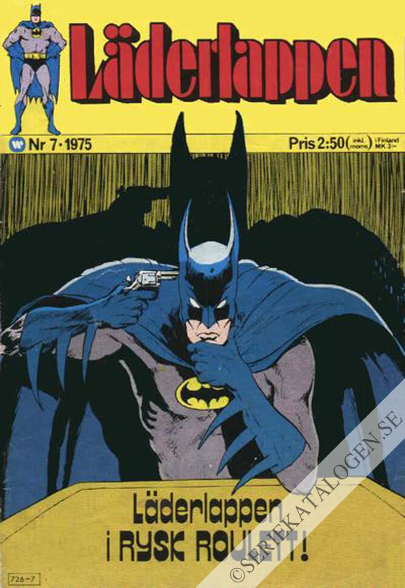Framsida på Läderlappen och Robin #7 (1975)