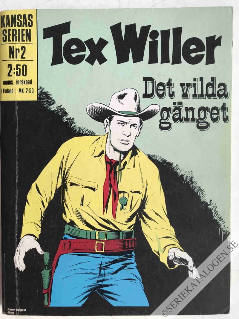 Framsida på Kansasserien Det vilda gänget (1972)