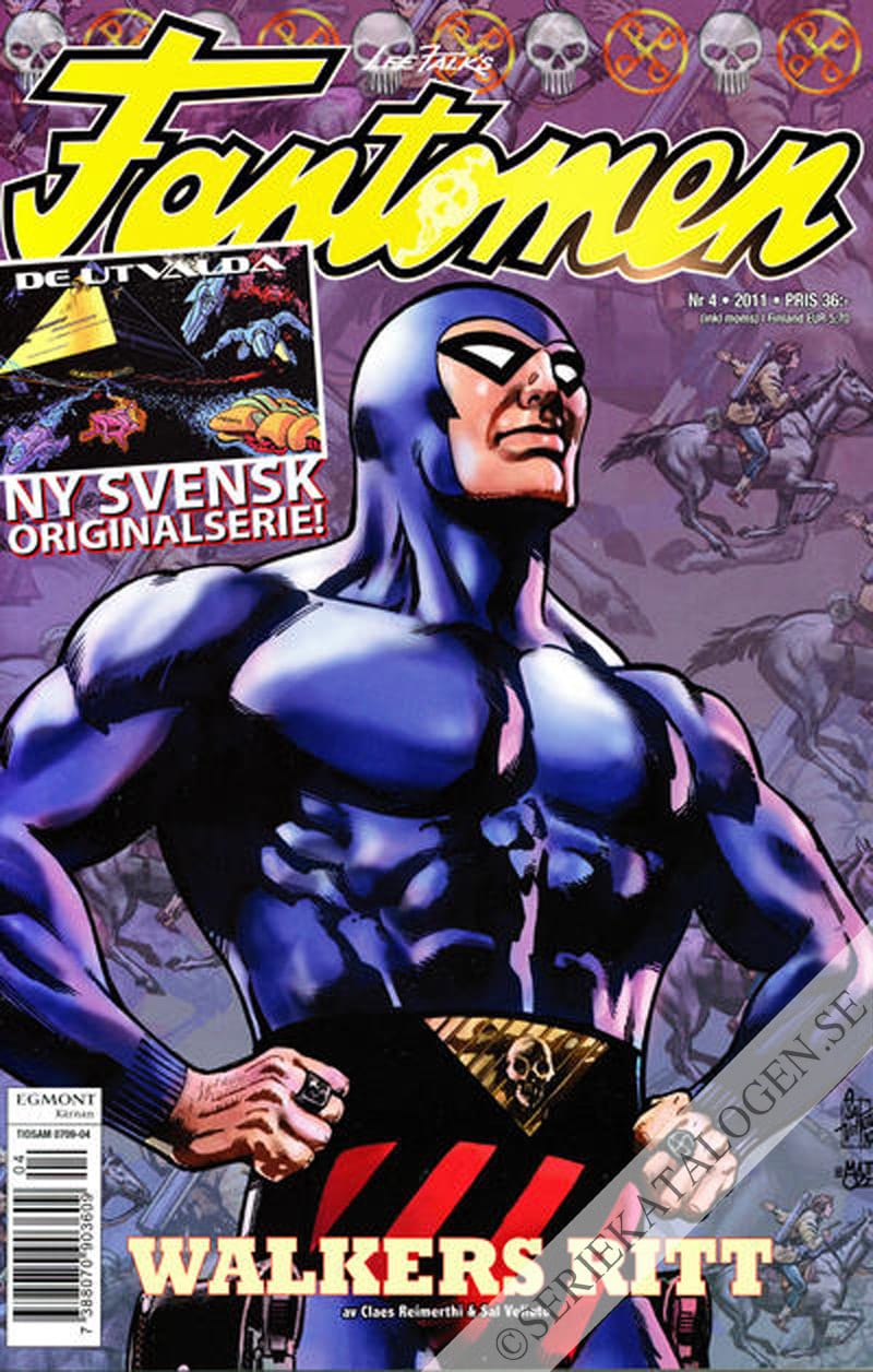 Framsida på Fantomen #4 (2011)