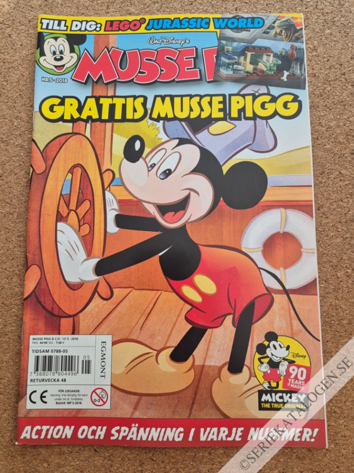 Framsida på Musse Pigg & C:o #5 (2018)