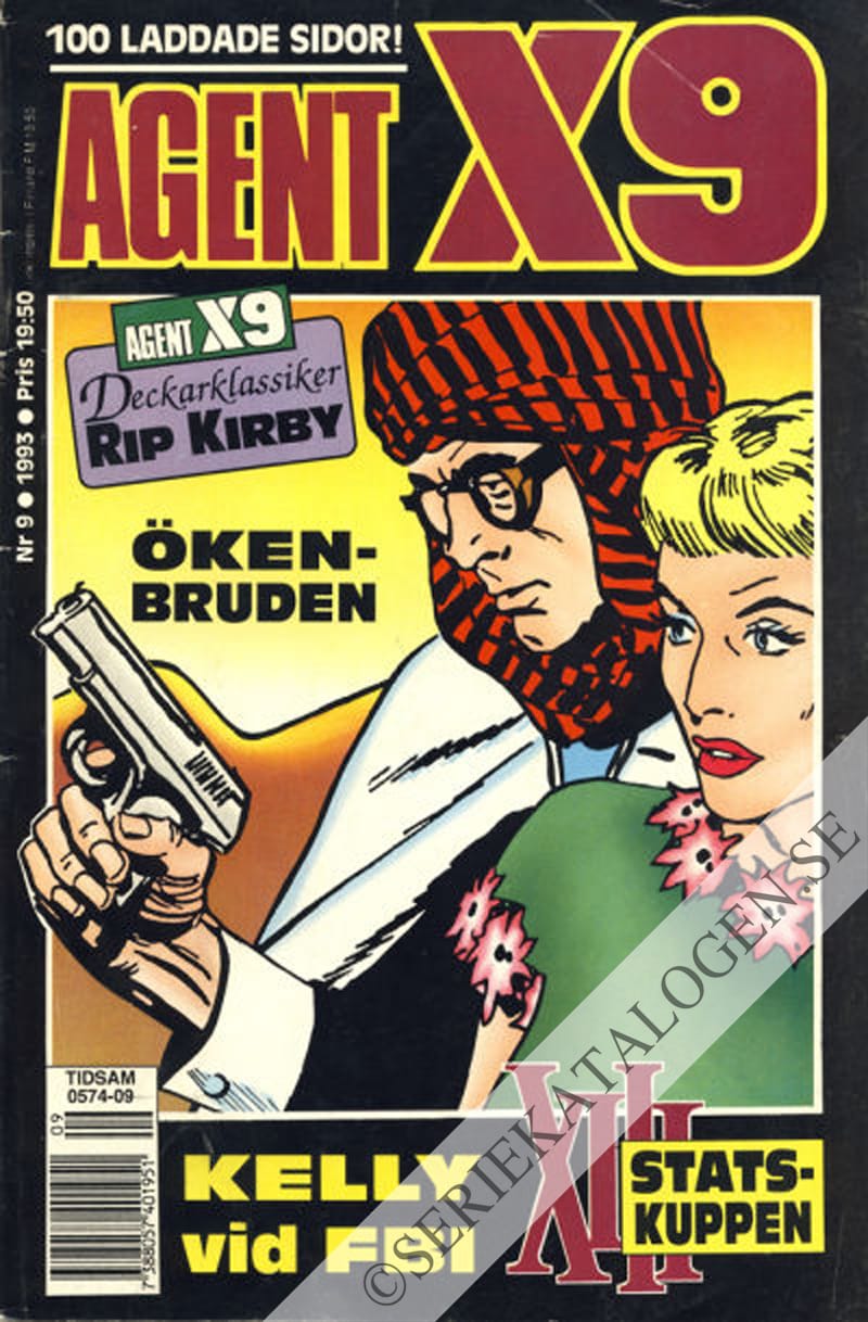 Framsida på Agent X9 #9 (1993)