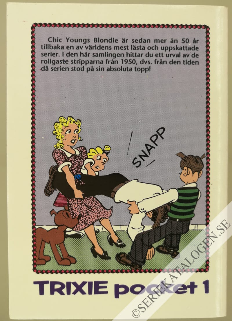 Baksida på Blondie - Vilket hundliv! (1990)