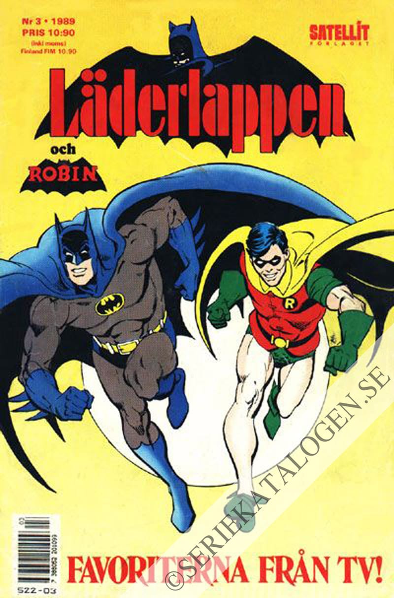 Framsida på Läderlappen och Robin #3 (1989)