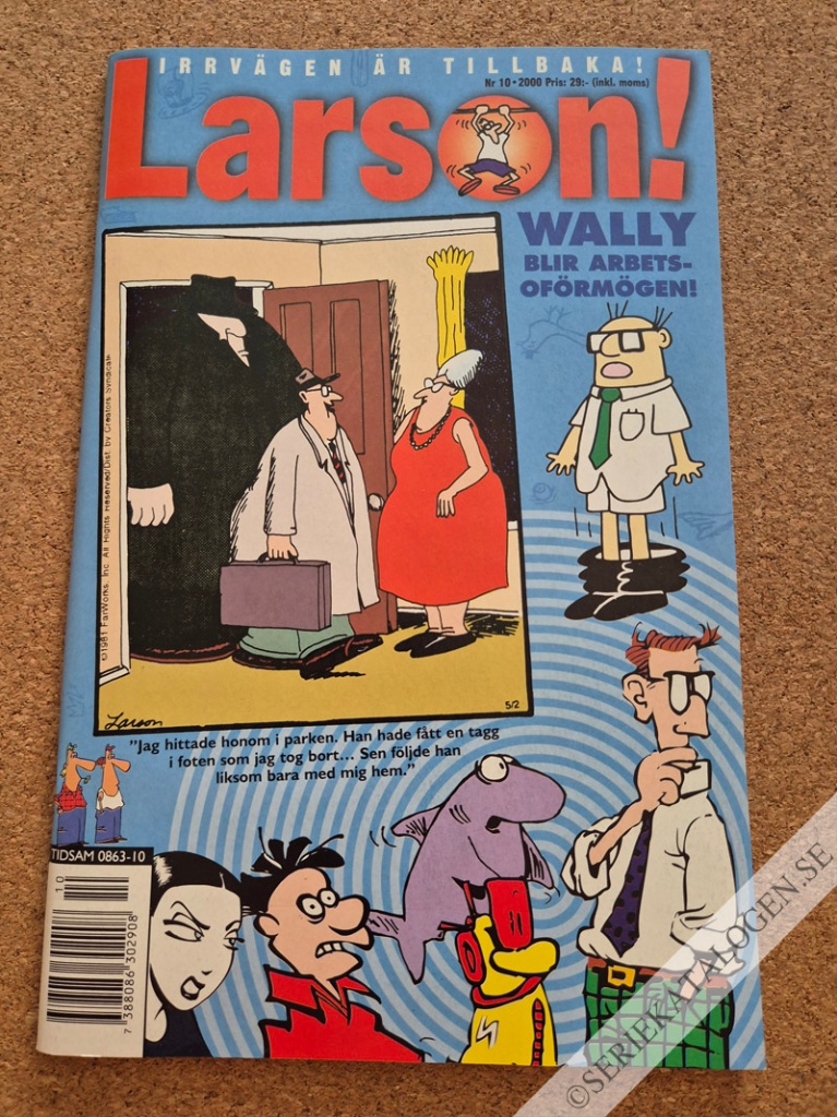 Framsida på Larson! #10 (2000)