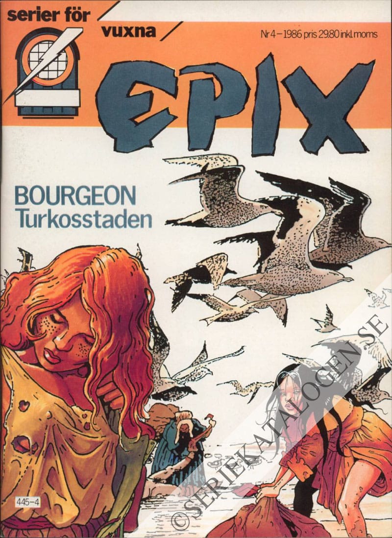 Framsida på Epix #4 (1986)