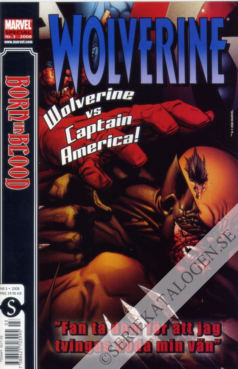 Framsida på Marvel special #3 (2008)