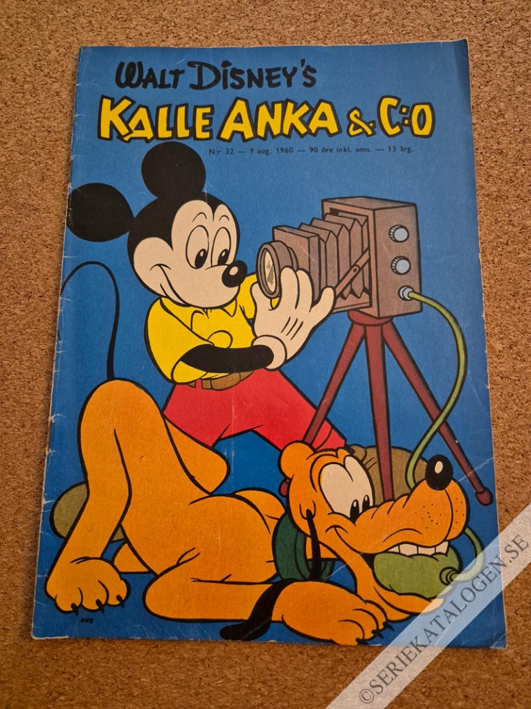 Framsida på Kalle Anka & C:o #32 (1960)