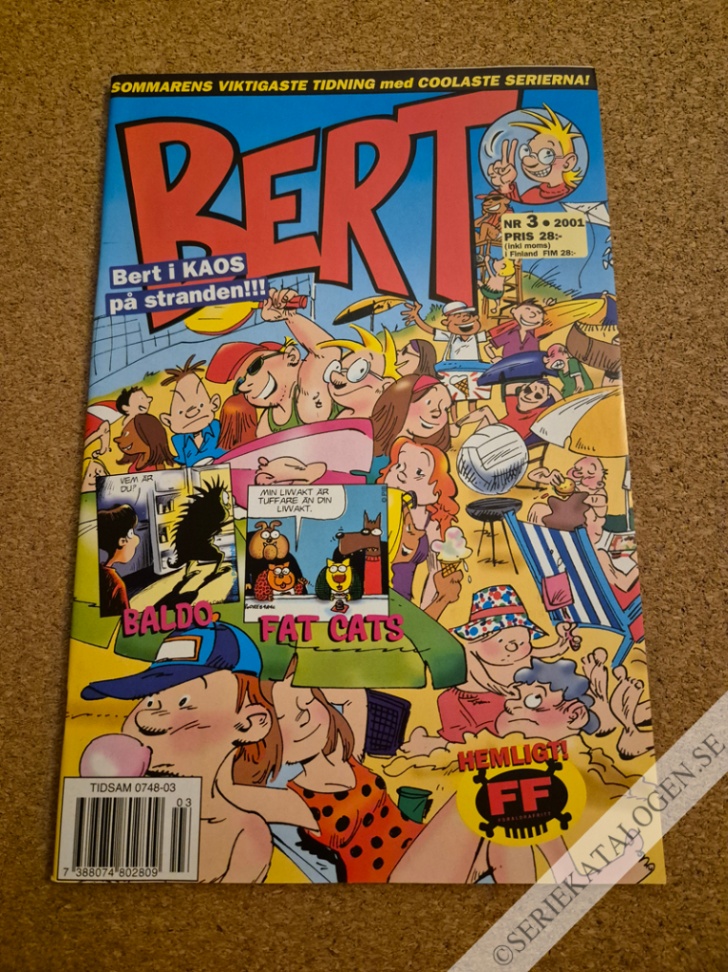 Framsida på Bert #3 (2001)