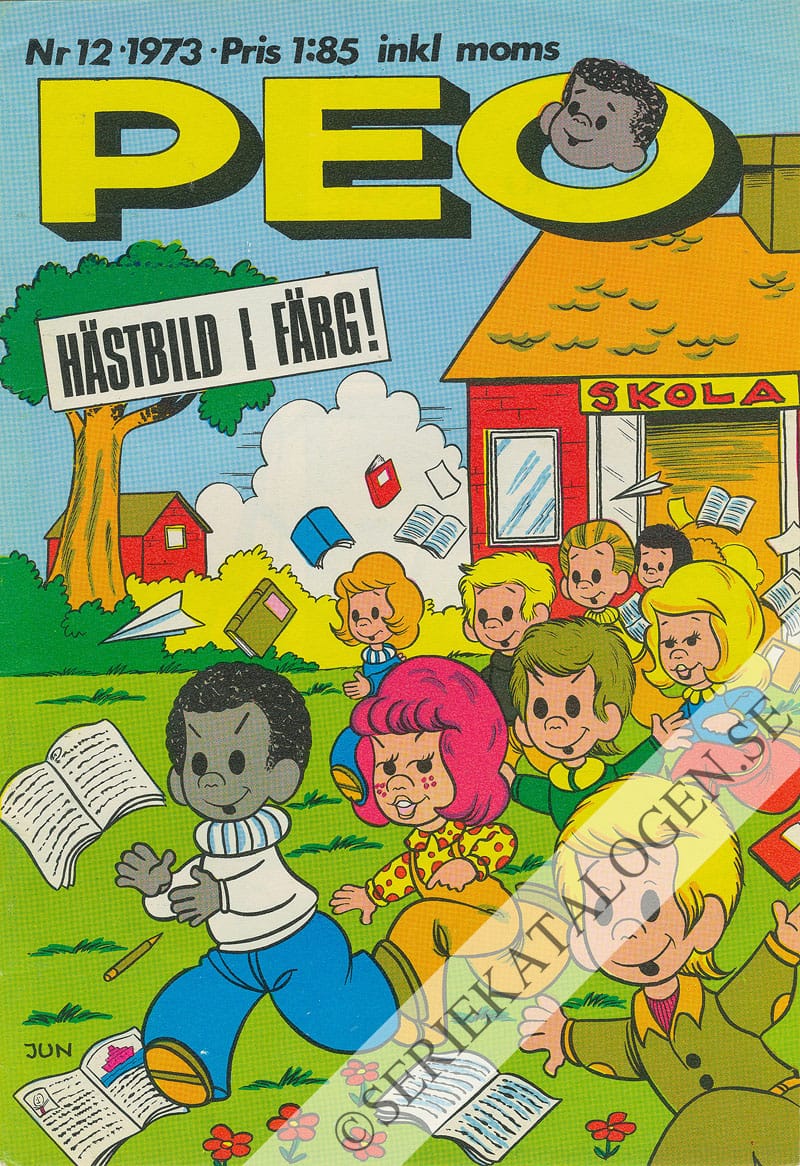 Framsida på Peo #12 (1973)