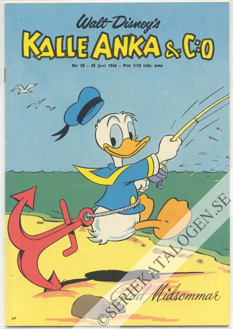 Framsida på Kalle Anka & C:o #25 (1966)