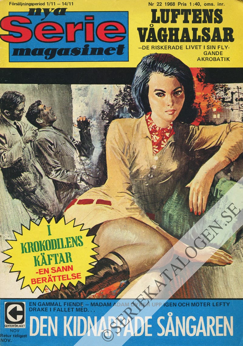 Framsida på Seriemagasinet #22 (1968)