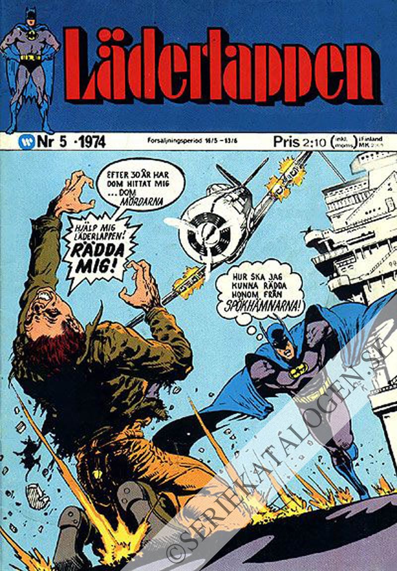 Framsida på Läderlappen och Robin #5 (1974)