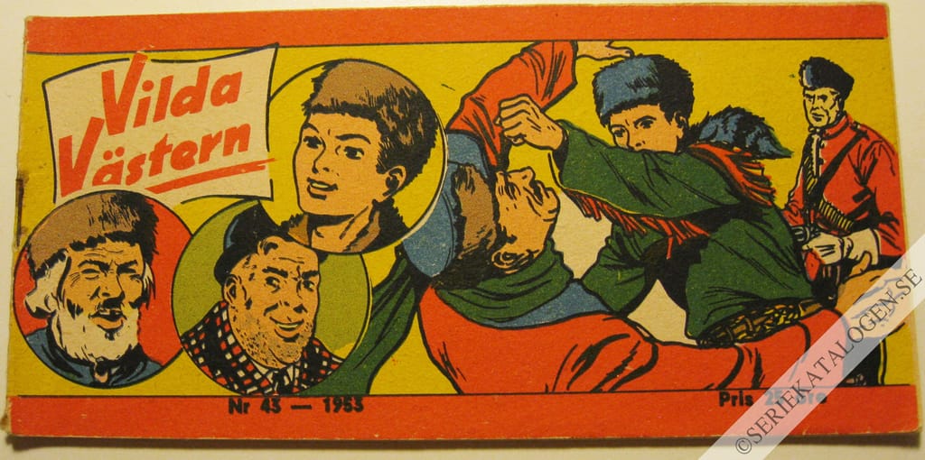 Framsida på Vilda Västern #43 (1953)