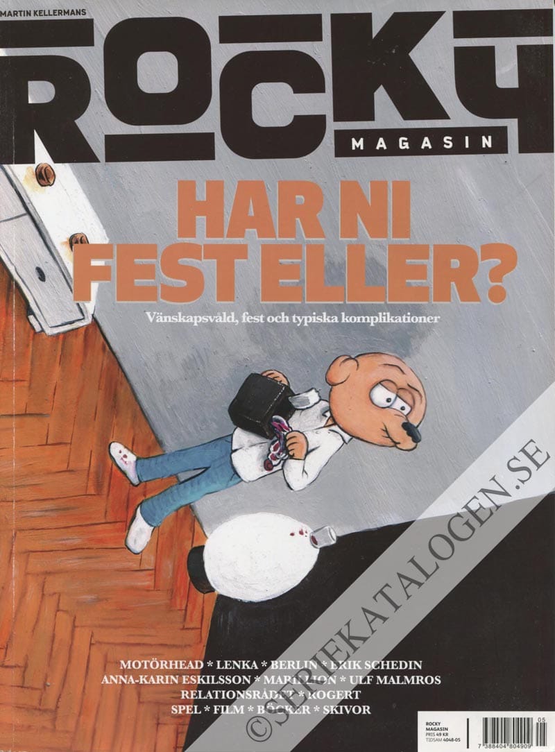 Framsida på Martin Kellermans Rocky Har ni fest eller? (2009)