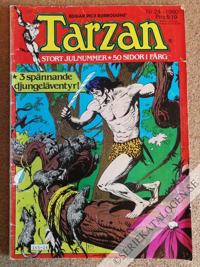 Framsida på Tarzan #24 (1980)