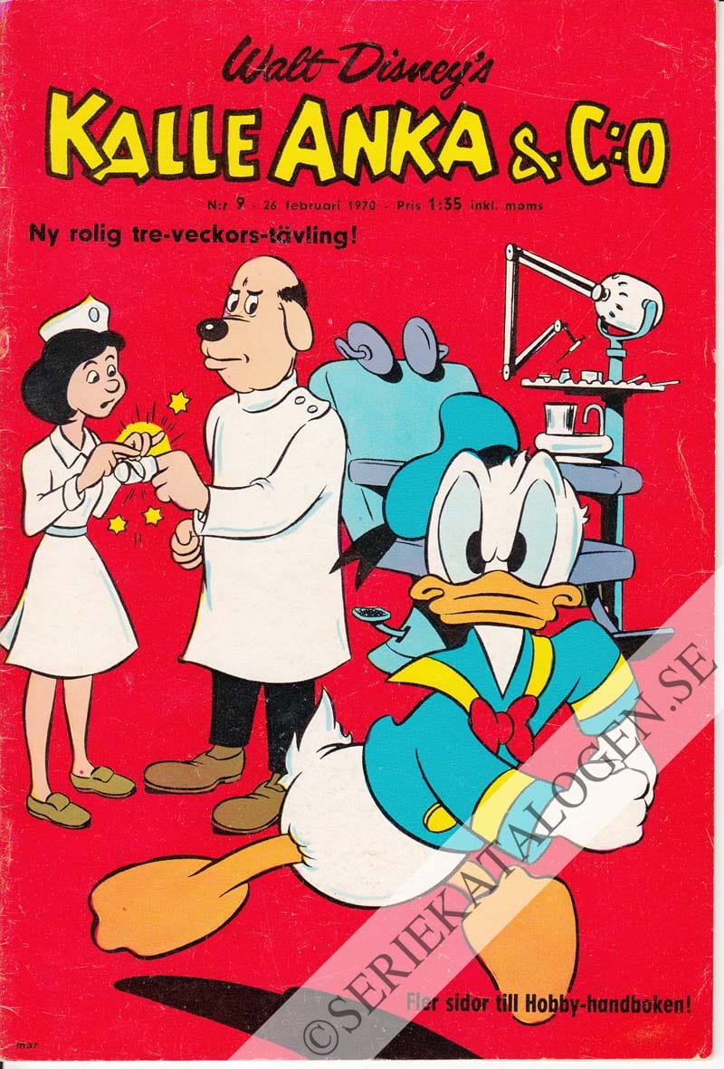 Framsida på Kalle Anka & C:o #9 (1970)