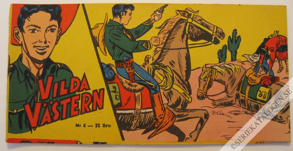 Framsida på Vilda Västern #4 (1958)