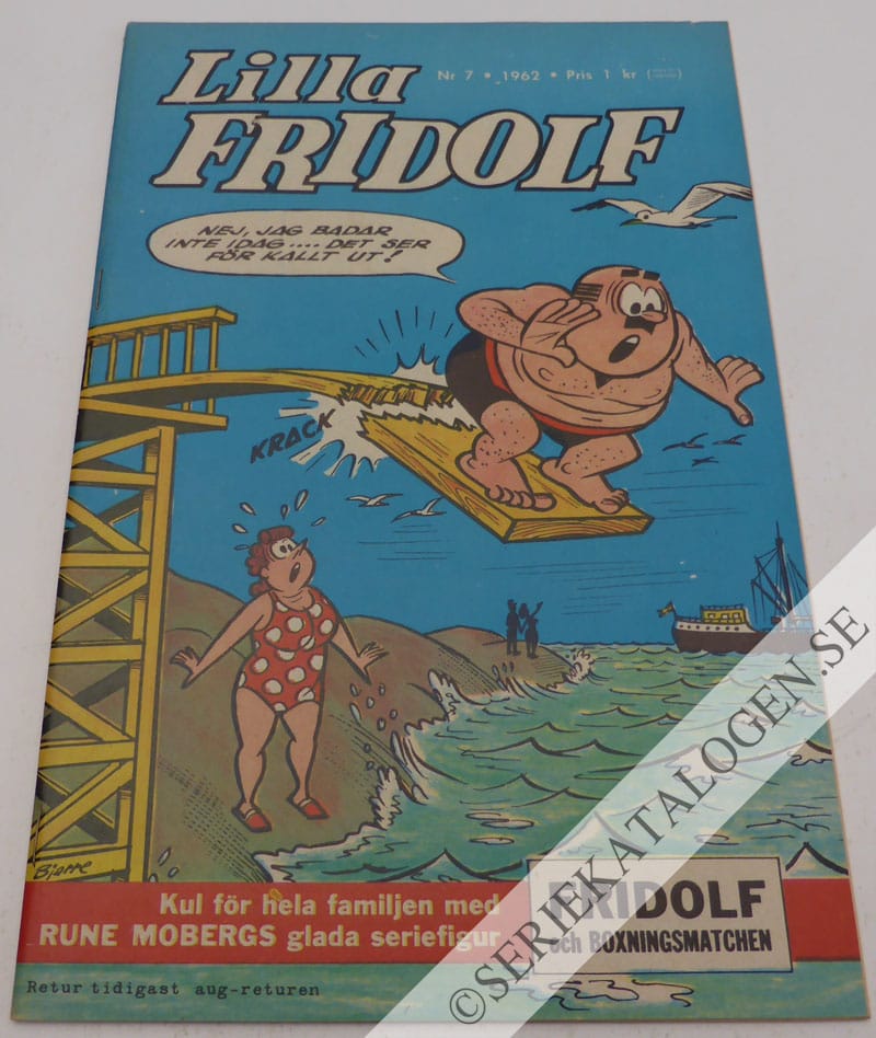Framsida på Lilla Fridolf #7 (1962)