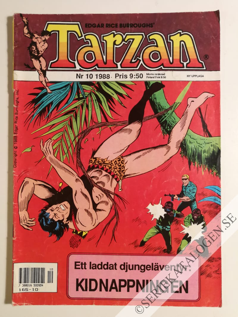 Framsida på Tarzan #10 (1988)