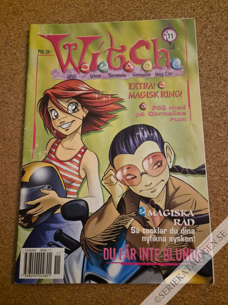 Framsida på W.i.t.c.h. #11 - Du får inte blunda (2002)