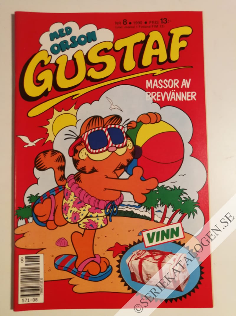 Framsida på Gustaf #8 (1990)