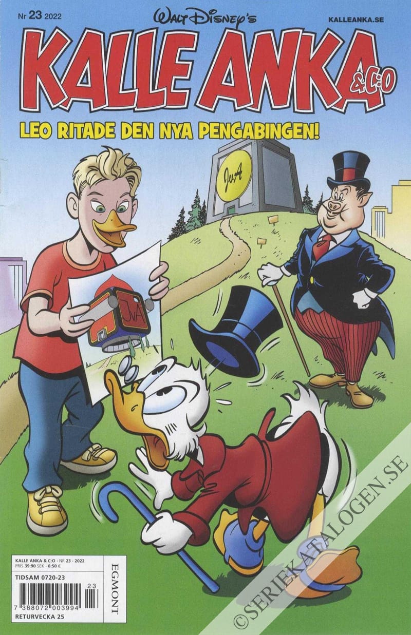 Framsida på Kalle Anka & C:o #23 (2022)