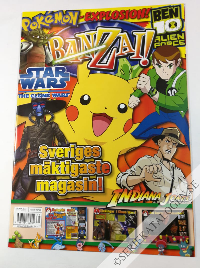 Framsida på Banzai! #8 (2009)