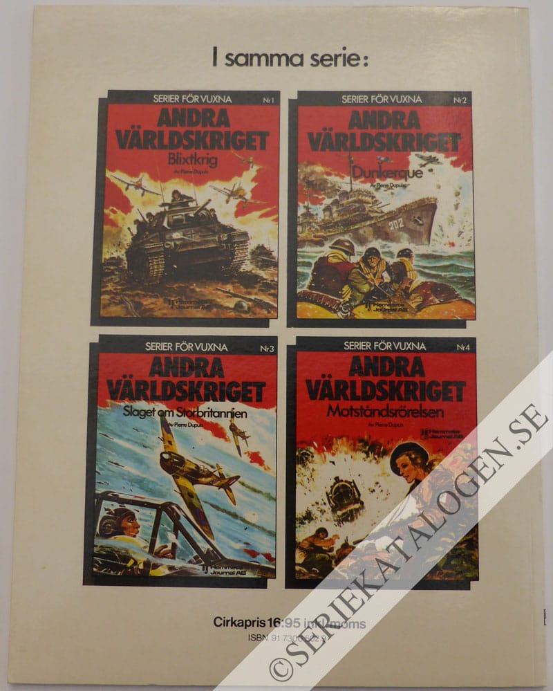 Baksida på Operation Barbarossa (1978)