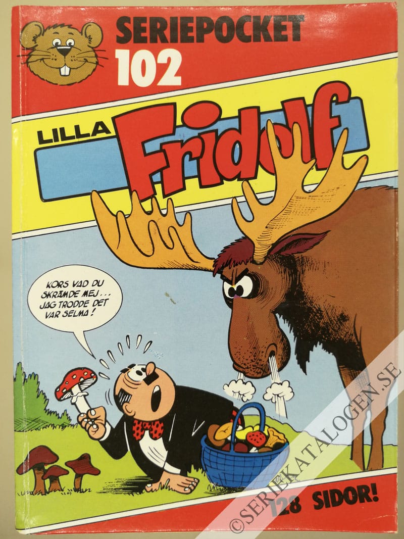 Framsida på Seriepocket #102 - Lilla Fridolf (1981)