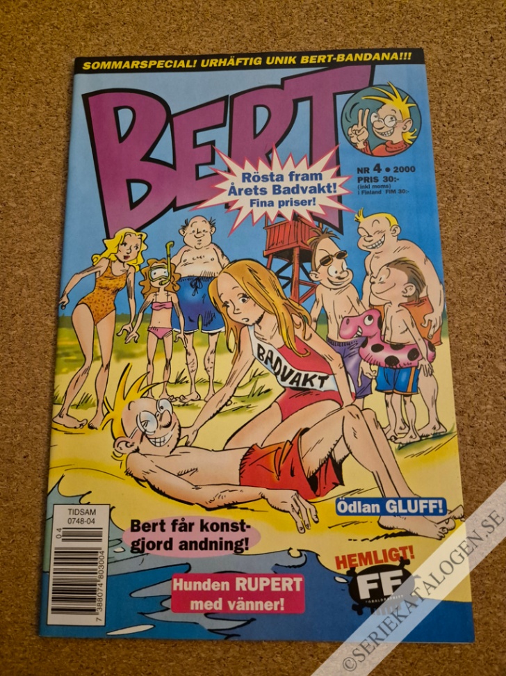 Framsida på Bert #4 (2000)
