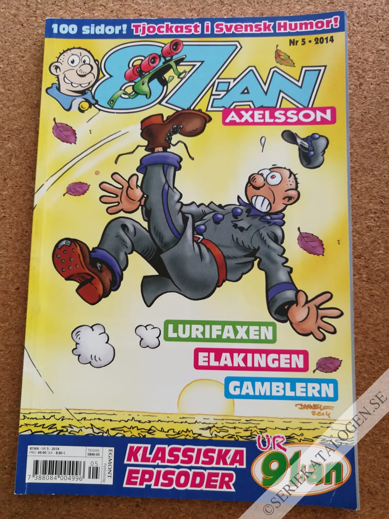 Framsida på 87:an Axelsson #5 (2014)
