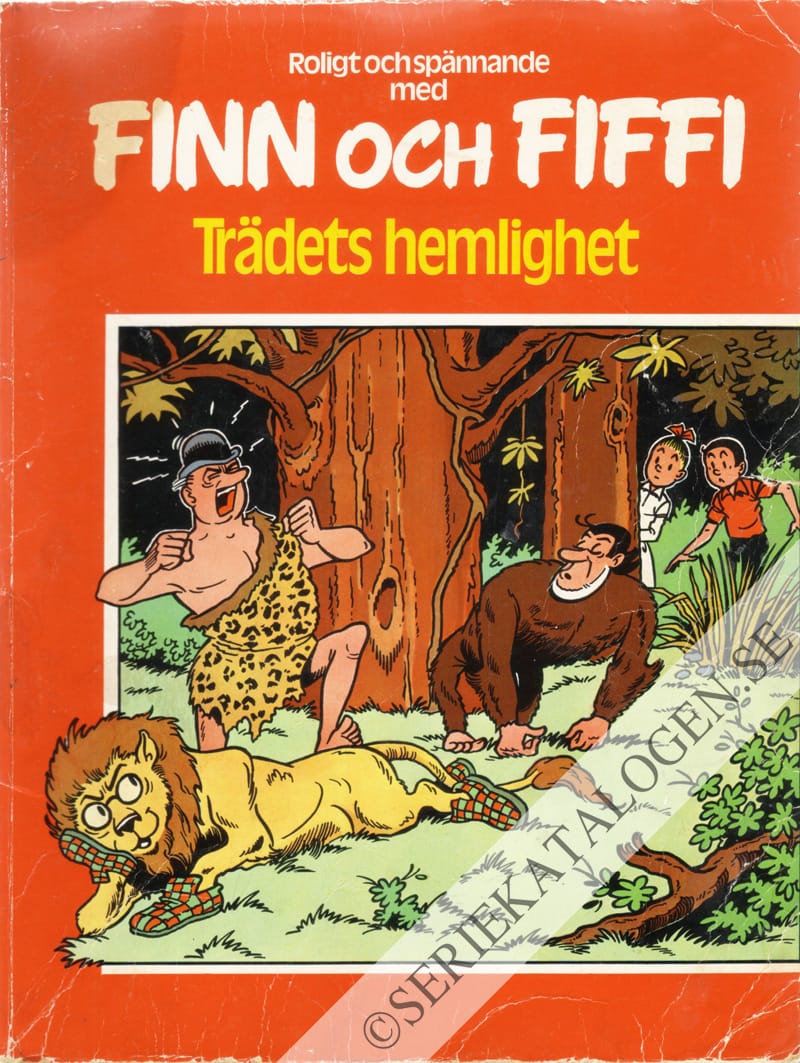 Framsida på Finn och Fiffi Trädets hemlighet (1979)
