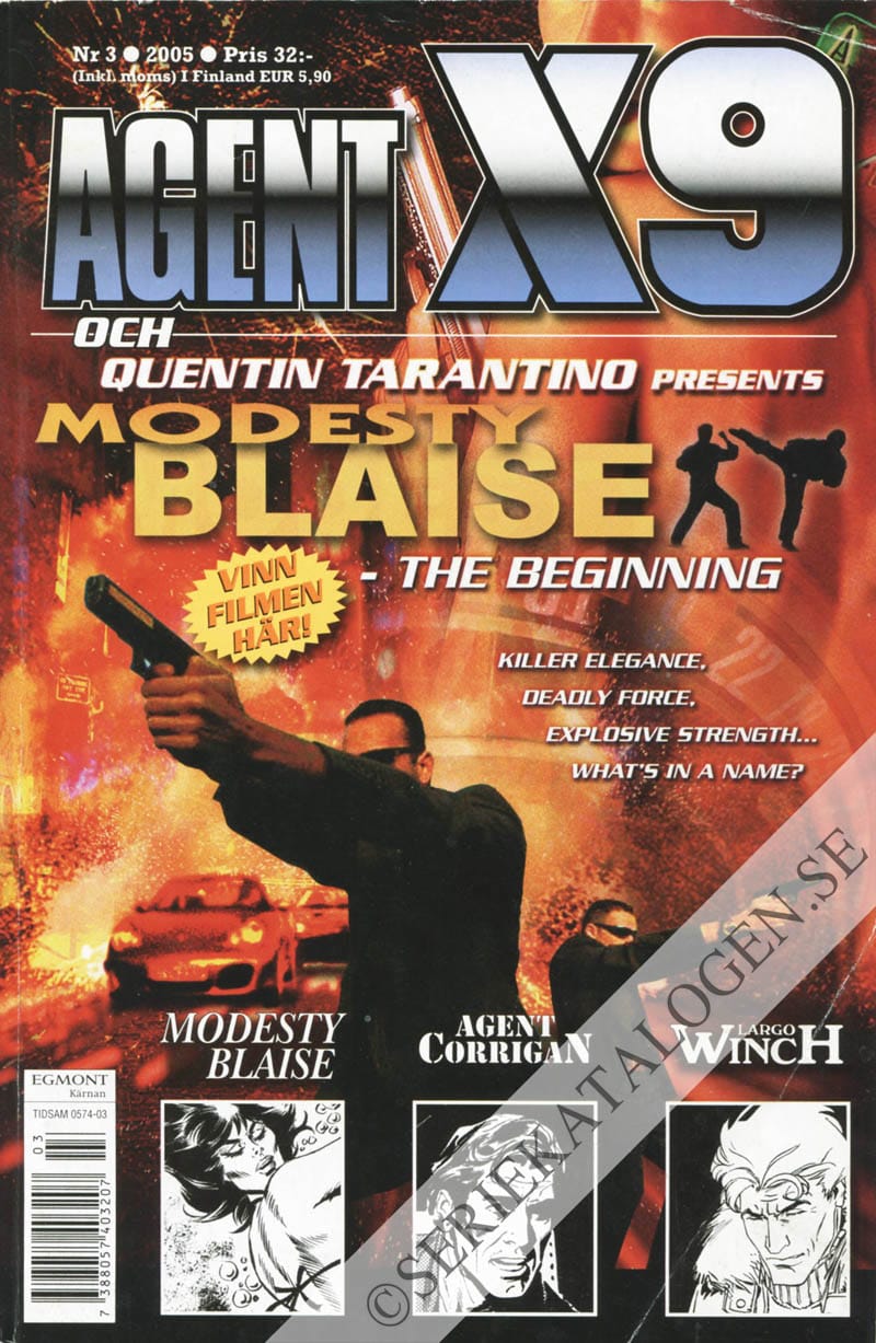Framsida på Agent X9 #3 (2005)