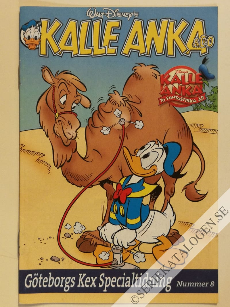 Framsida på Kalle Anka & C:o - Göteborgs Kex specialtidning #8 (2004)