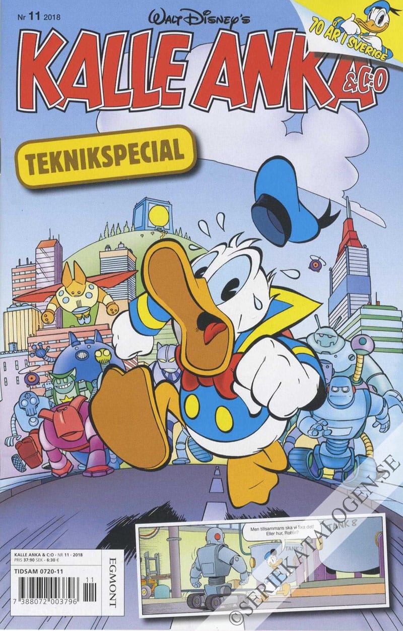 Framsida på Kalle Anka & C:o #11 (2018)