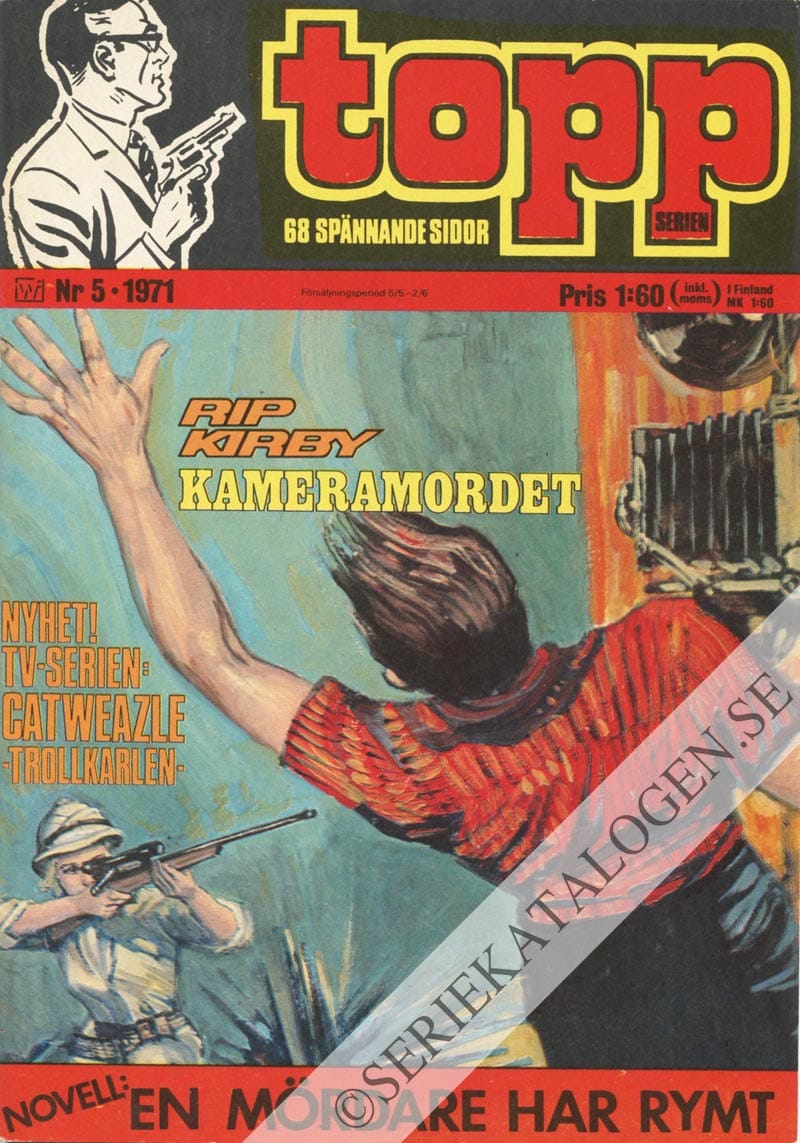Framsida på Toppserien #5 (1971)