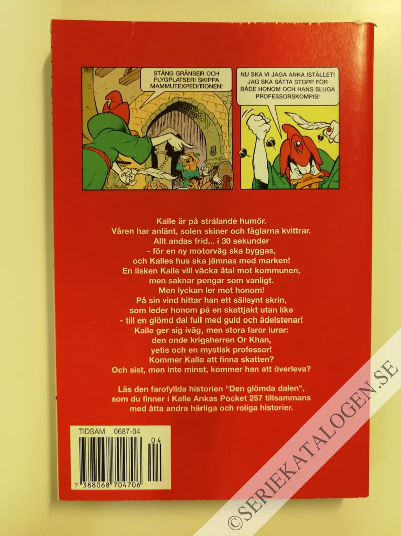 Baksida på Den glömda dalen (2001)