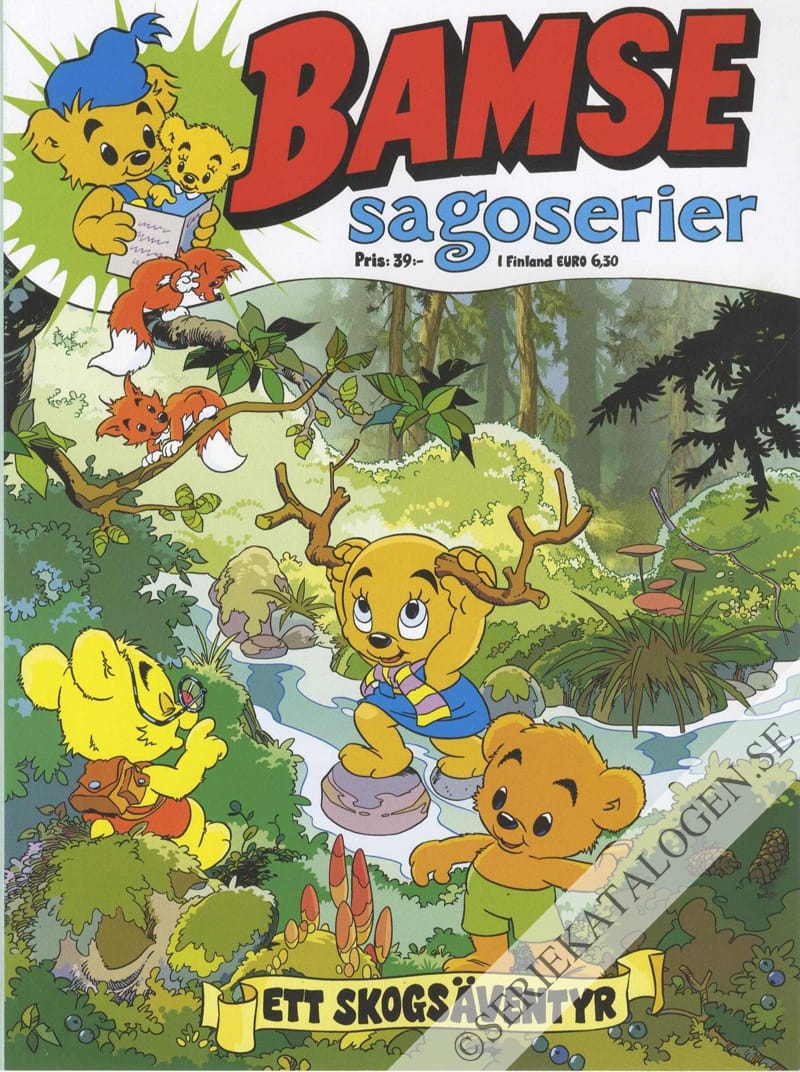 Framsida på Bamse-extra Bamse sagoserier - Ett skogsäventyr (2019)
