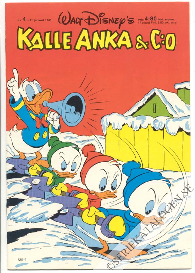 Framsida på Kalle Anka & C:o #4 (1981)