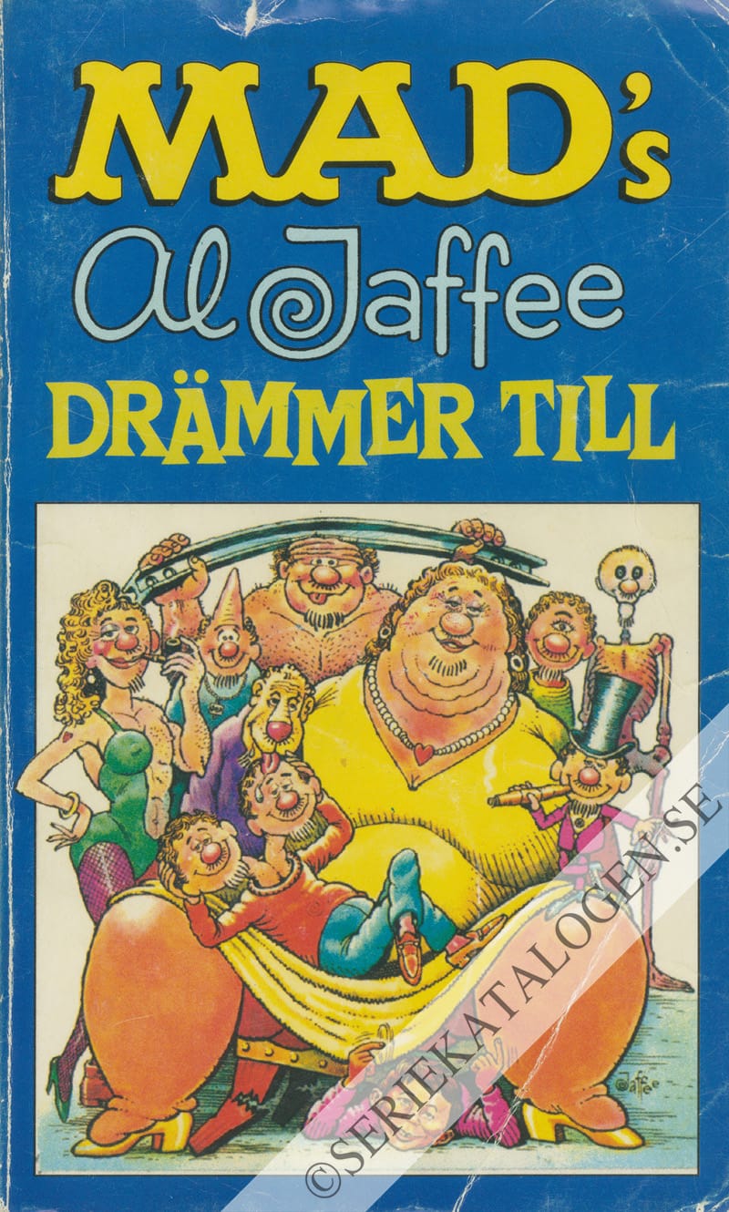 Framsida på MAD-pocket #76 - MAD's Al Jaffee drämmer till (1983)