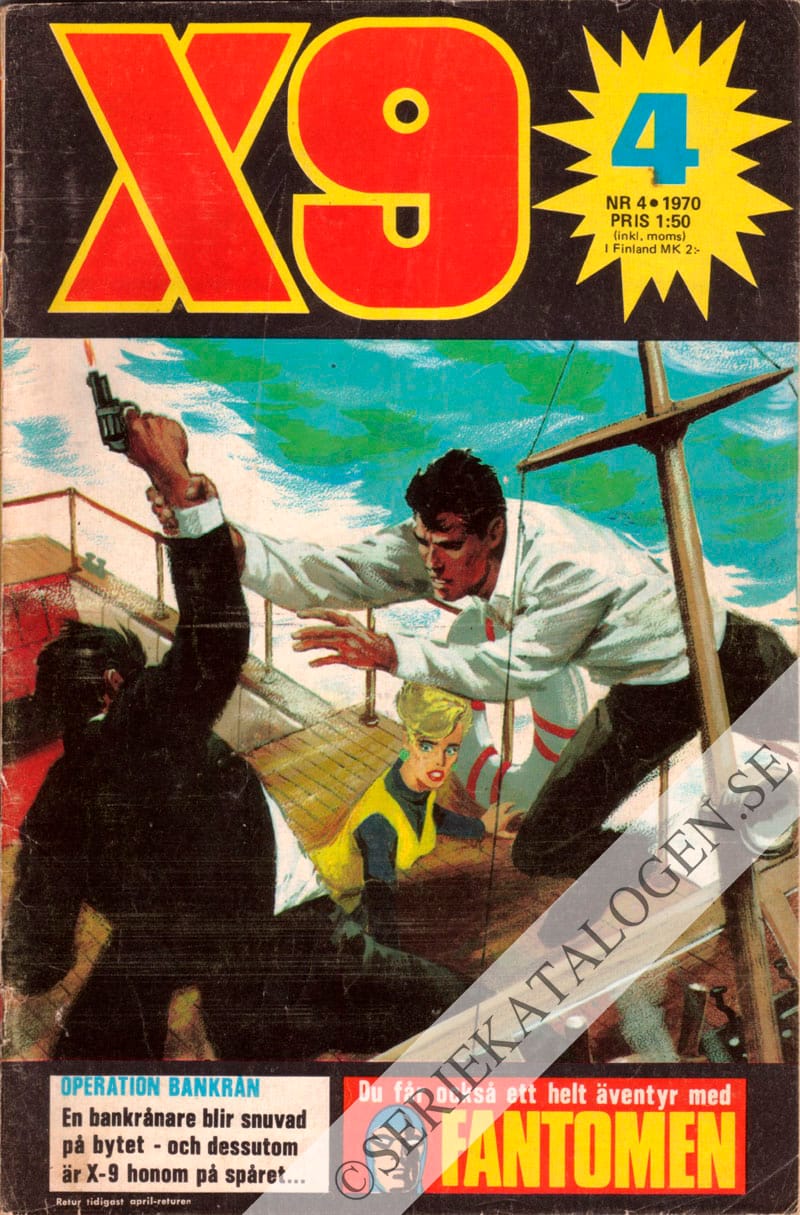 Framsida på X9 #4 (1970)