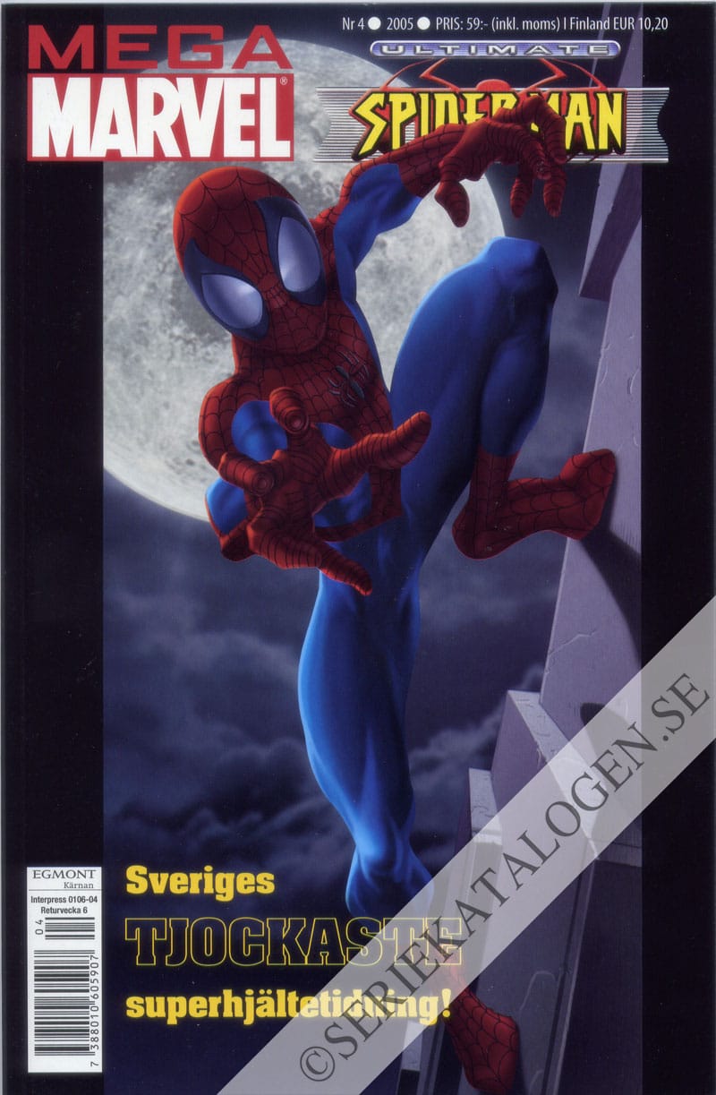 Framsida på Mega Marvel #4 - Ultimate Spider-Man (2005)