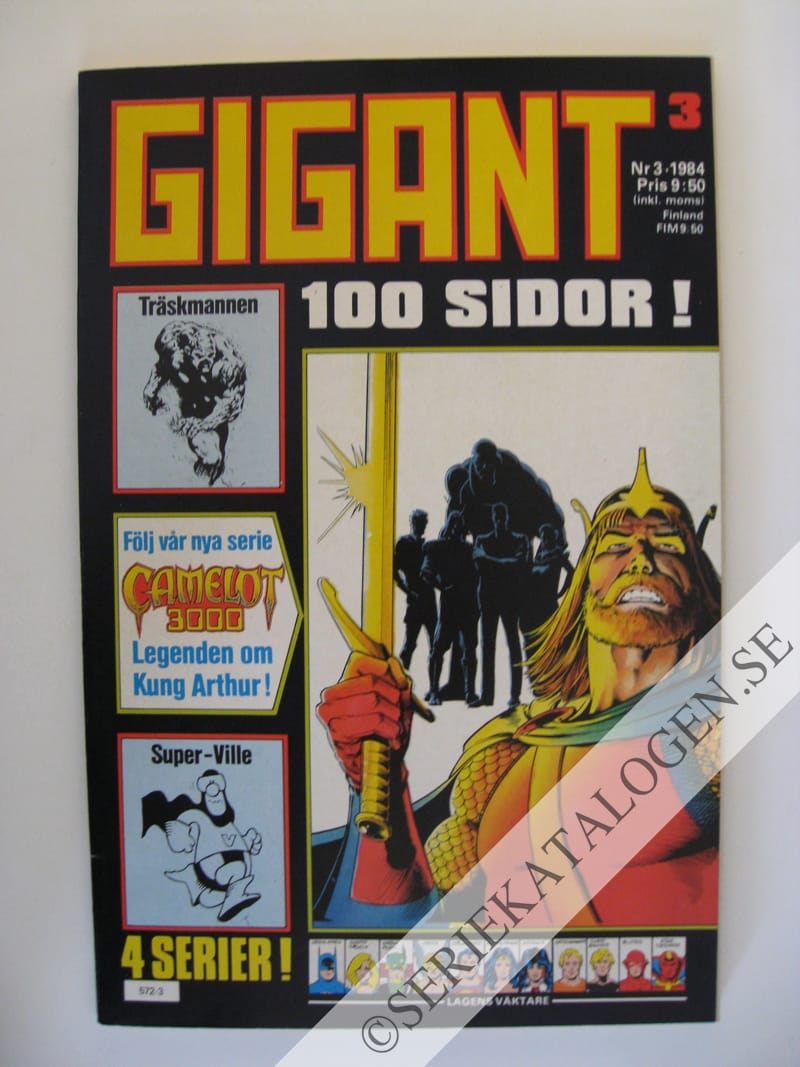 Framsida på Gigant #3 (1984)