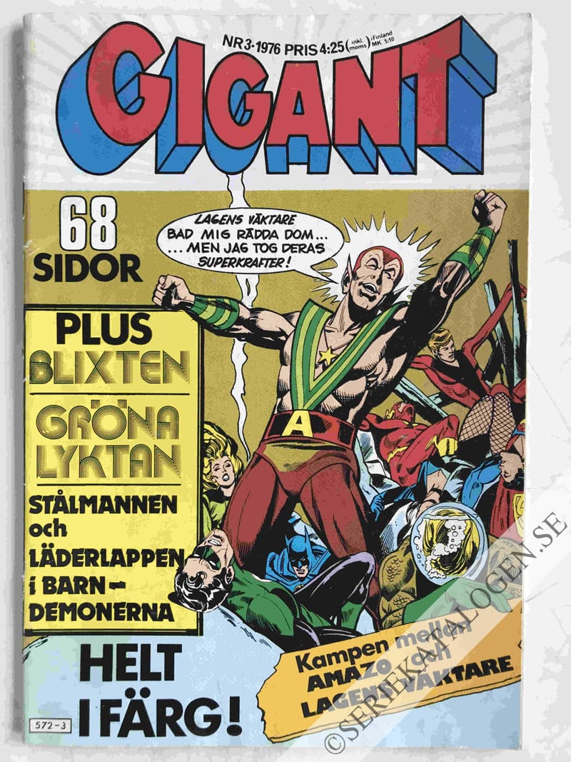 Framsida på Gigant #3 (1976)