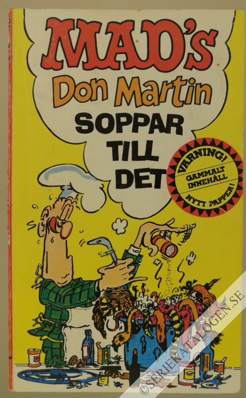 Framsida på Don Martin soppar till det (1977)