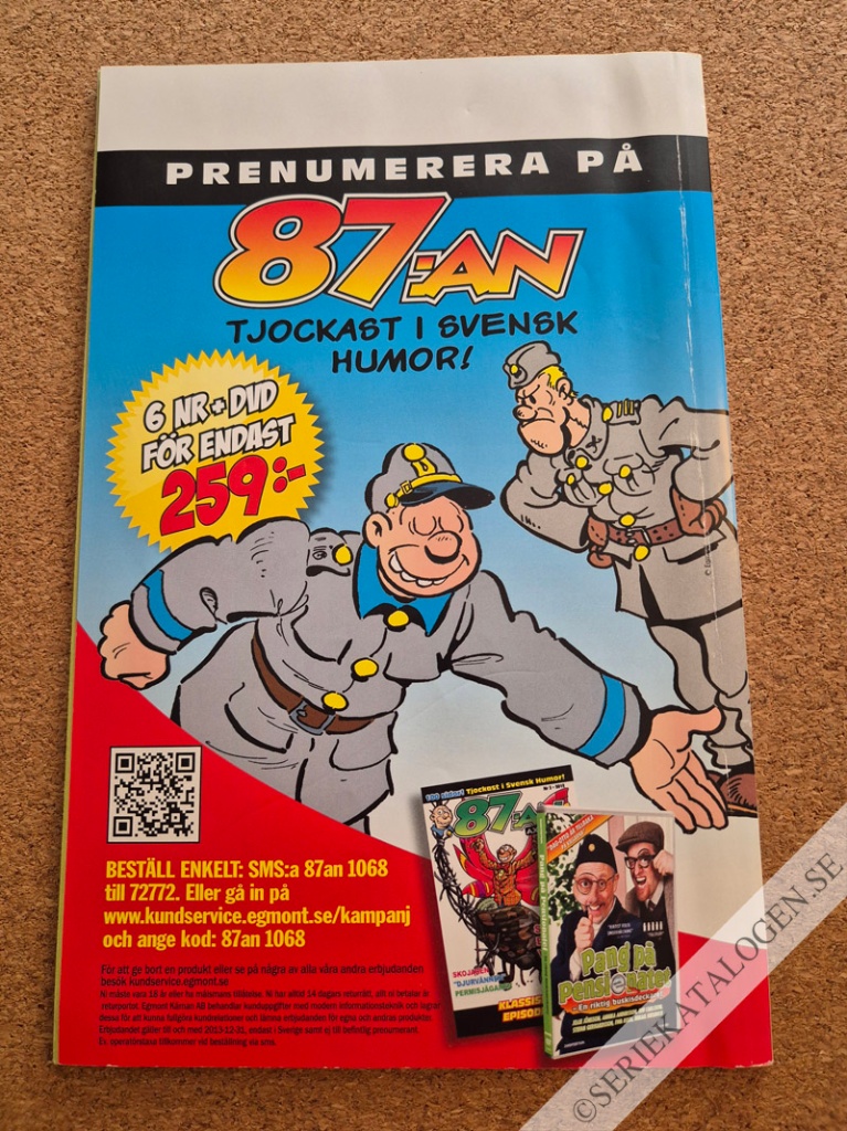 Baksida på Sommarkavalkad (2013)