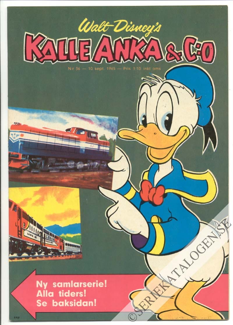 Framsida på Kalle Anka & C:o #36 (1965)