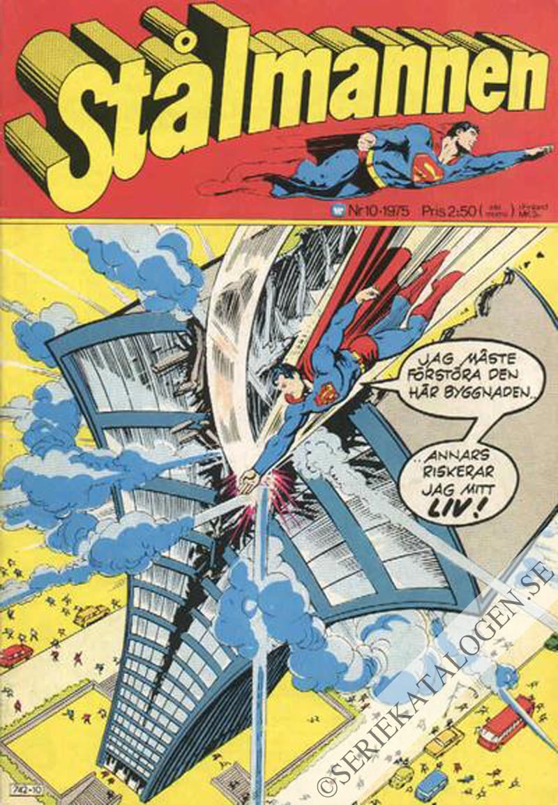 Framsida på Stålmannen #10 (1975)