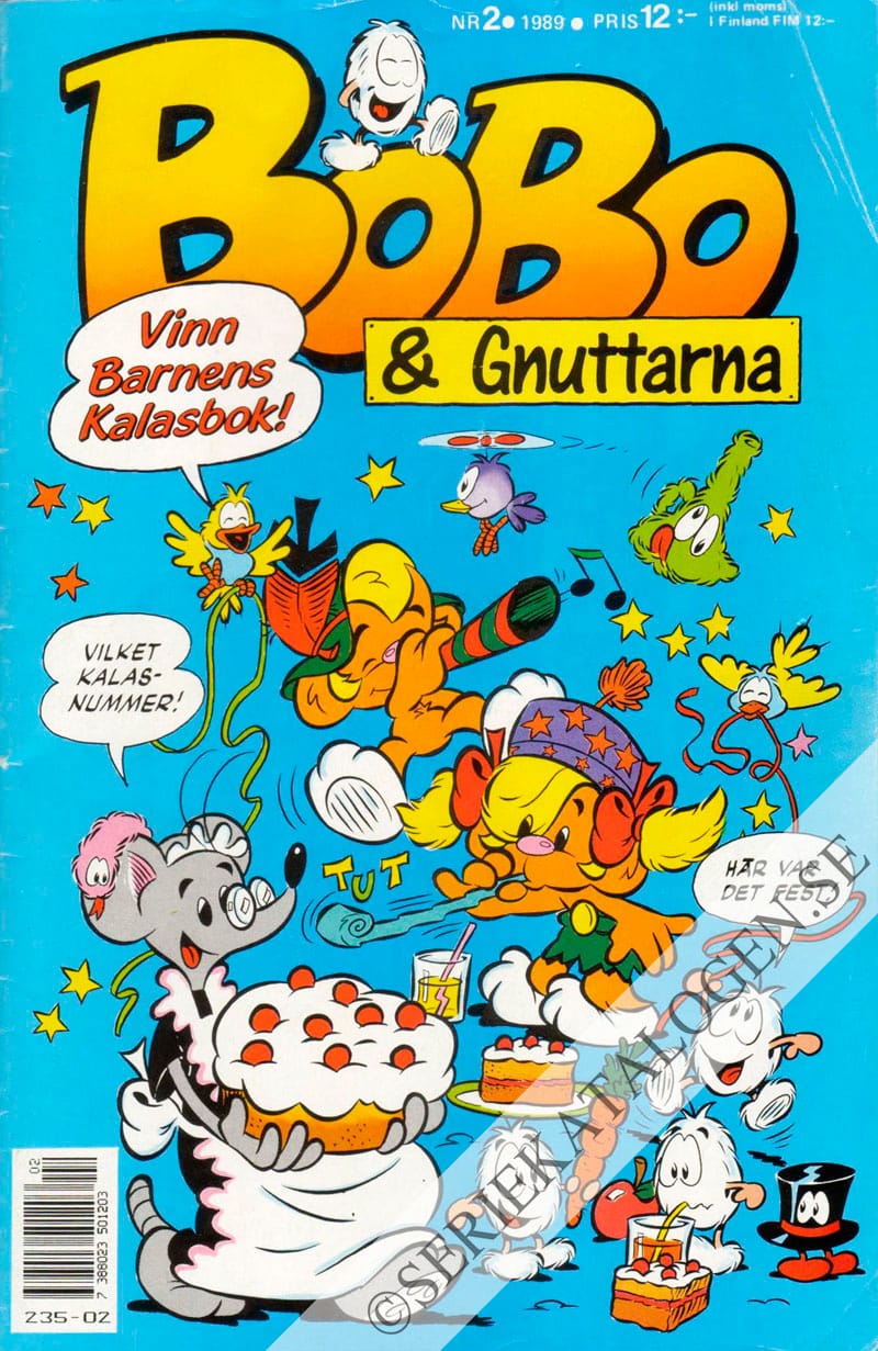 Framsida på Bobo & Gnuttarna #2 (1989)